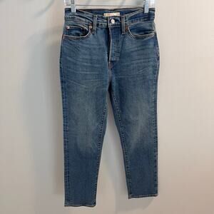 Levi’s Wedgie Straight Button Fly Jeans Size 28